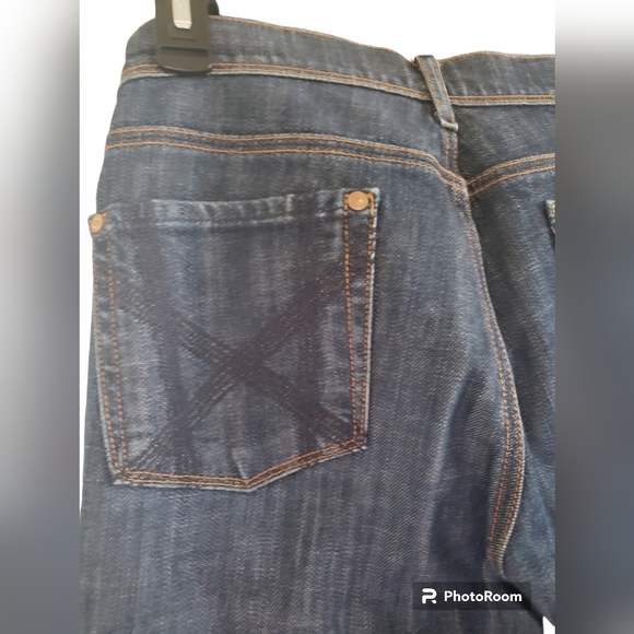 7 For All Mankind Crop/Capri Mia Jeans Size 30 EUC Dark Wash Jeans - Picture 9 of 9